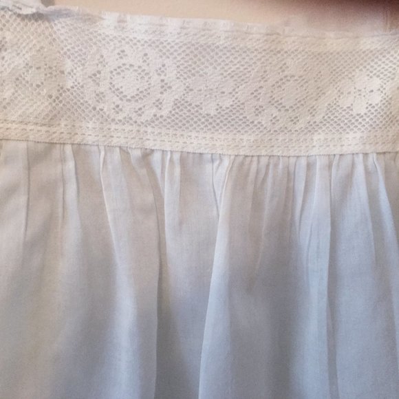 Vintage hand-made pinafore overlay - Picture 2 of 5